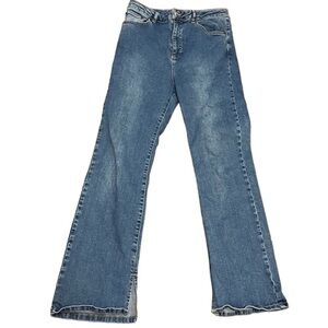 ASOS Design Split Hem Medium Wash Jeans Size 30 D